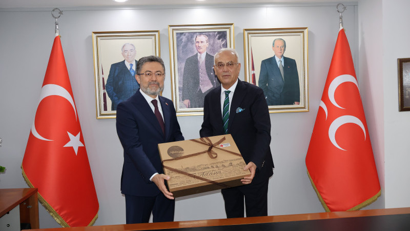 Bakan İbrahim Yumaklı’dan Başkan Yusuf Kanlı’ya ziyaret…