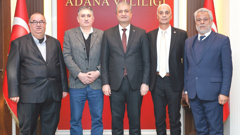 Yerel Medya Güçbirliği Platformu'ndan Adana Valisi Mustafa Yavuz’a Ziyaret
